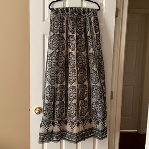 Embroidered floor length dress